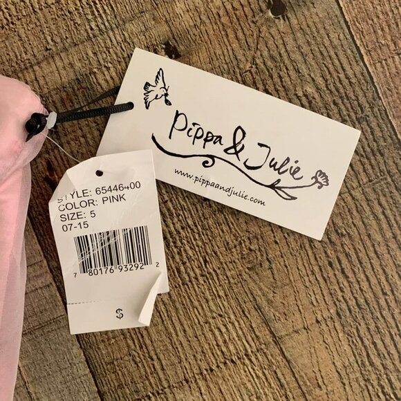 Pippa & Julie Pink Iridescent Tank Top with zipper back - 5 - Picture 4 of 7